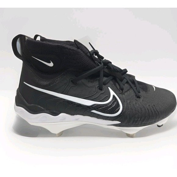 Nike Alpha Huarache NXT Baseball Metal Cleats Black White‎ DJ6517-001 Size 11.5 - Picture 2 of 8